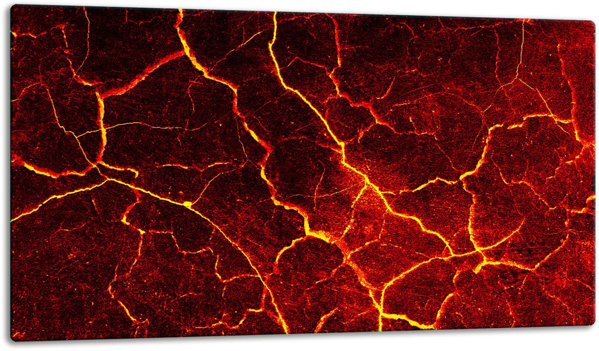 TMK ArtDeko Serie - Glazen Snijplank - 52x30cm - Inductie Geschikt - Duurzaam Design