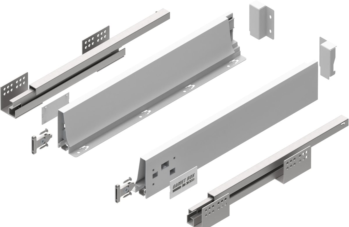 Gamet BOX2 - Lade - Laag - Wit - 300mm