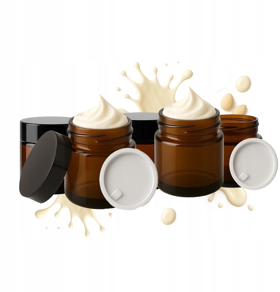 Bimberek - Glas Pot - 10g - Bruin - Set van 5