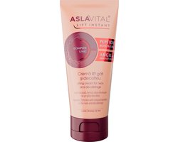Aslavital Lift Instant Hals & Decolleté Crème 100 ml - Verstevigende Halscrème - Anti-Rimpel - Lifting Effect - Met Peptiden - Alle Huidtypes