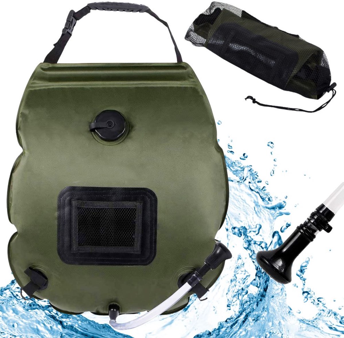 Hangzhou A Link Star Technology - Solar Doucher - 20L - Met Thermometer - Groene Kleur