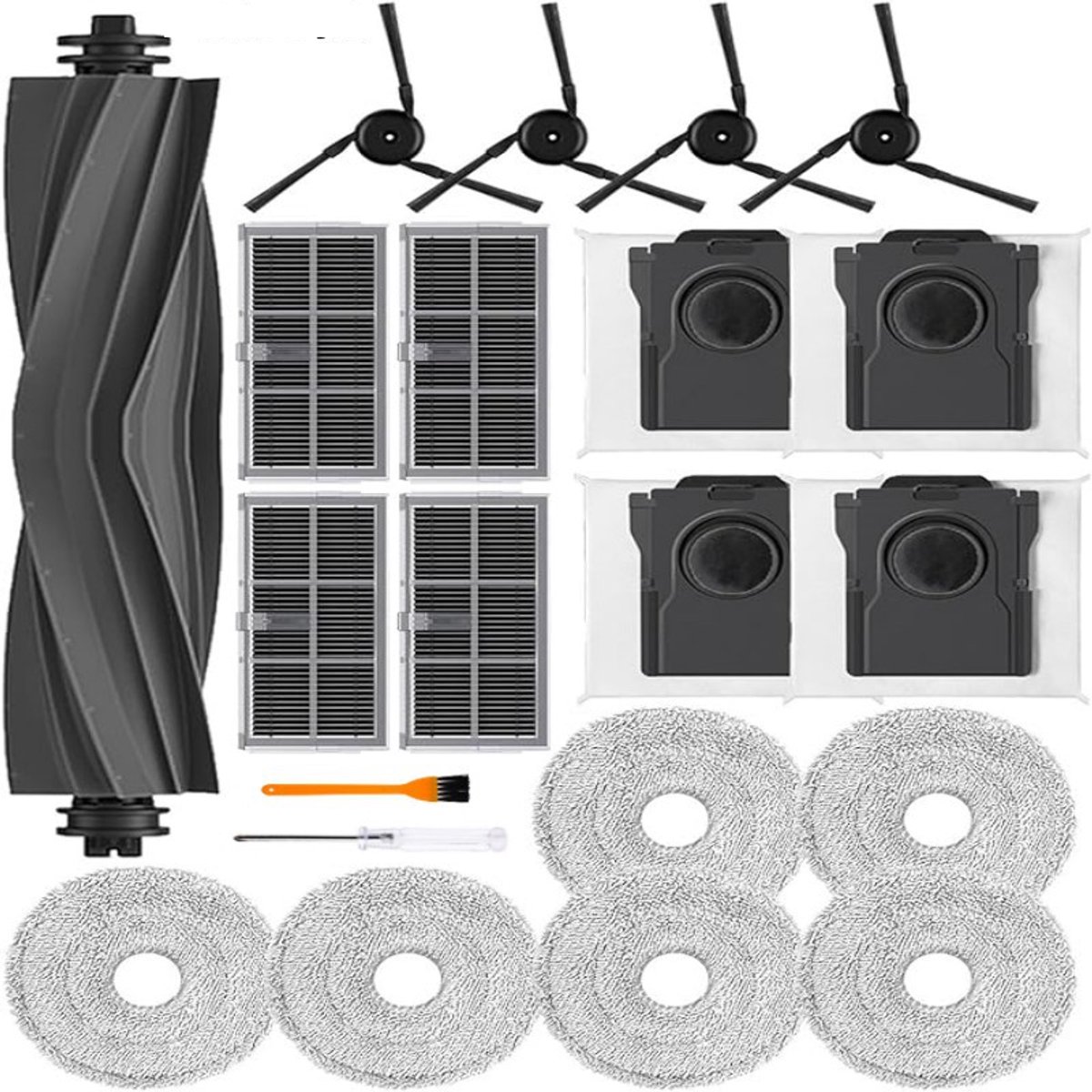 21-delig Geschikt voor Dreame PRO/X40Ultra/L40 Ultra robotstofzuiger accessoireset
