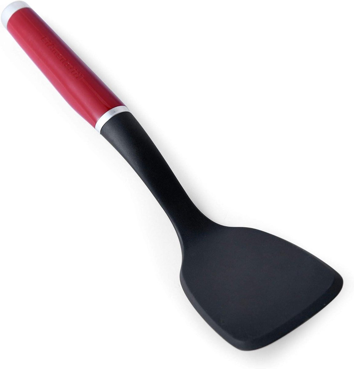 Nylon Spatel - Keukenspatel Turner - Eten Omdraaien - Kortere Handgreep - Eén Maat - Rood
