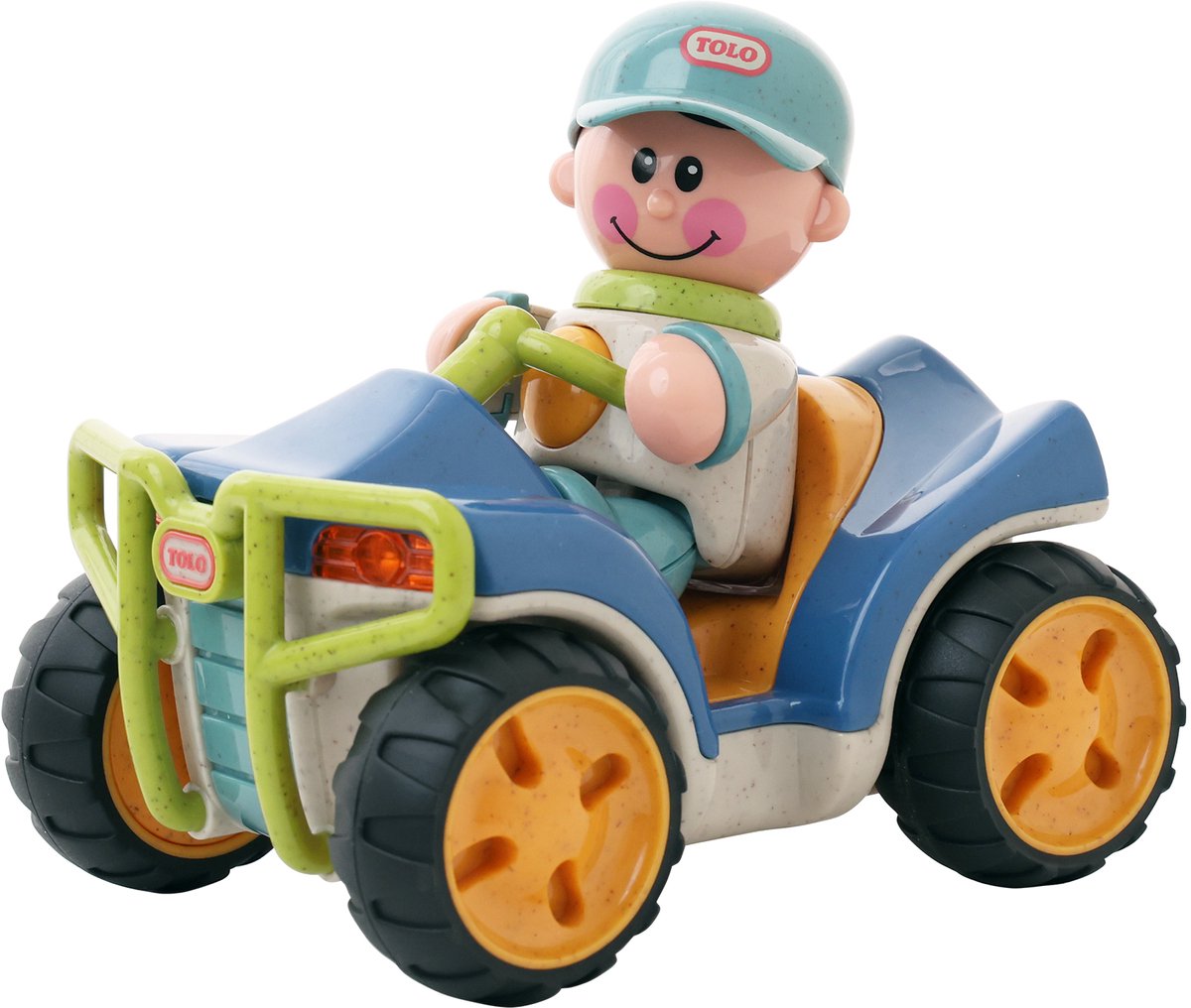 Tolo quad speelgoed First Friends met jongen - duurzaam en educatief.