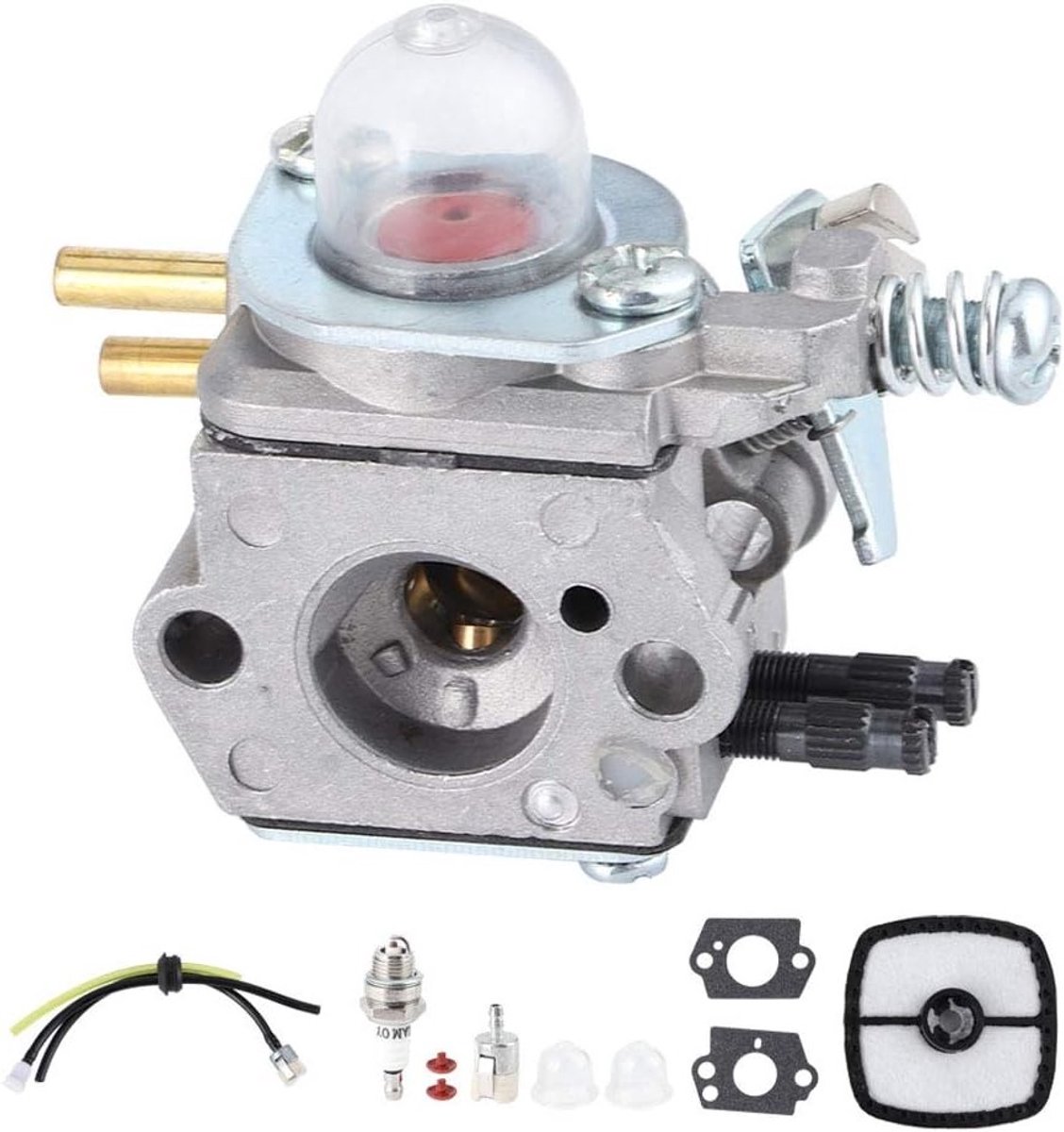 Hoge kwaliteit heggenknippers met aluminium carburateur kit en vervangaccessoire voor Echo HC1500 en Zama C1U-K51, ideaal voor tuinonderhoud en snoeien