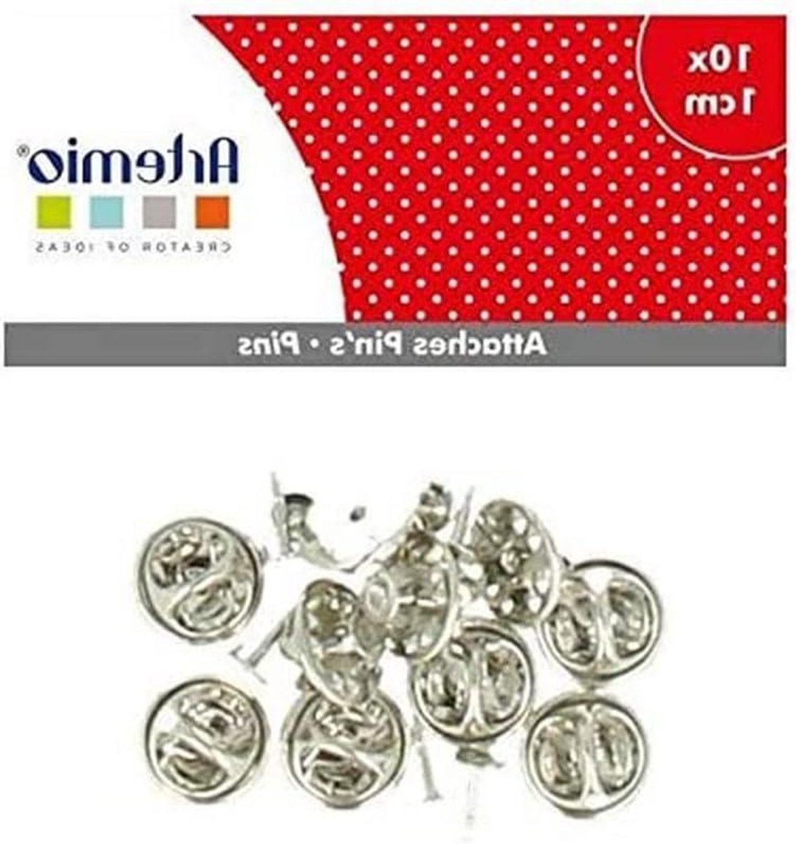 Clip Pins - Sluitspeldjes - Scrapbooking Versieren - Pin Sluiting - 1 cm - Meerkleurig