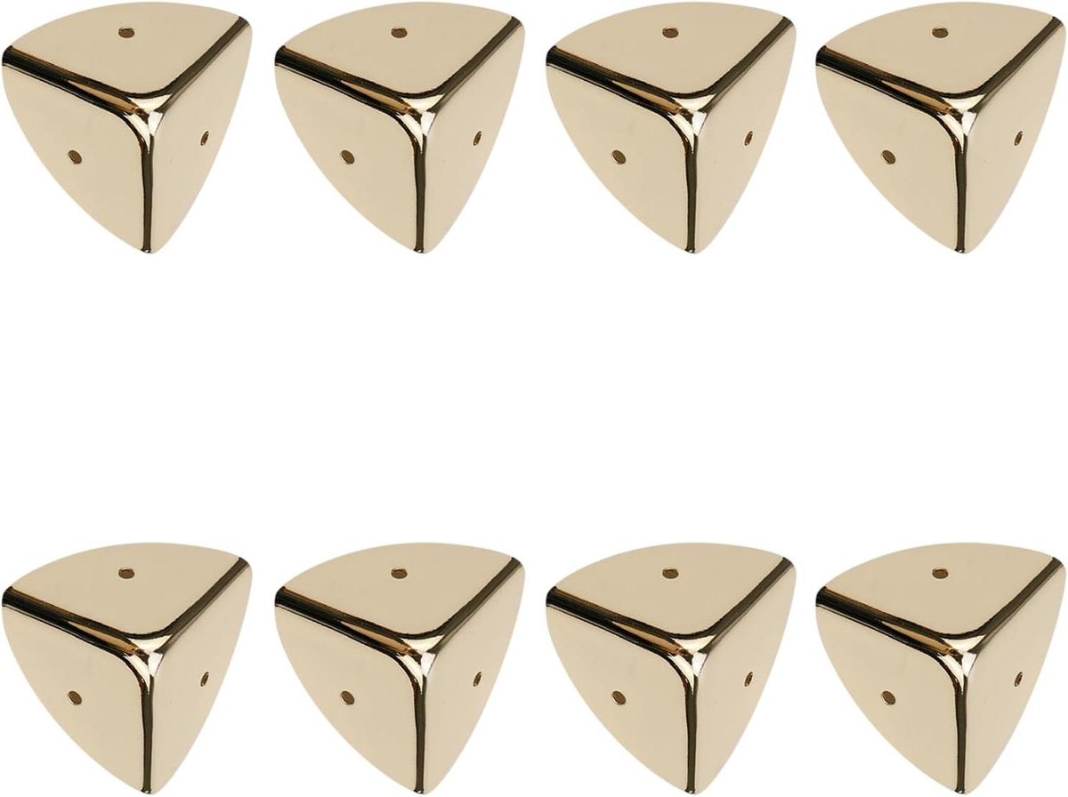 Hoekbeschermers Decoratief - Kast hoekbeschermer - Meubels Beschermen - Hoogwaardig IJzer - 39 cm - Goud