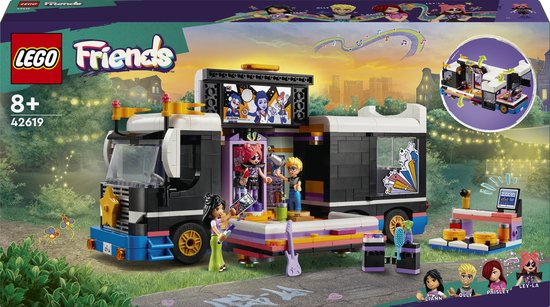 LEGO Friends Toerbus van popster - 42619