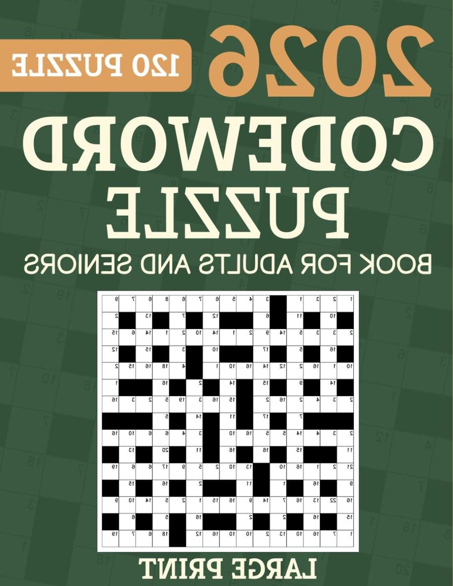Codewoord Puzzelboek - Woordpuzzels Volwassenen - Hersenen Actief Houden - 120 Gevarieerde Puzzels - 8.5 x 11 inch - Niet gespecificeerd