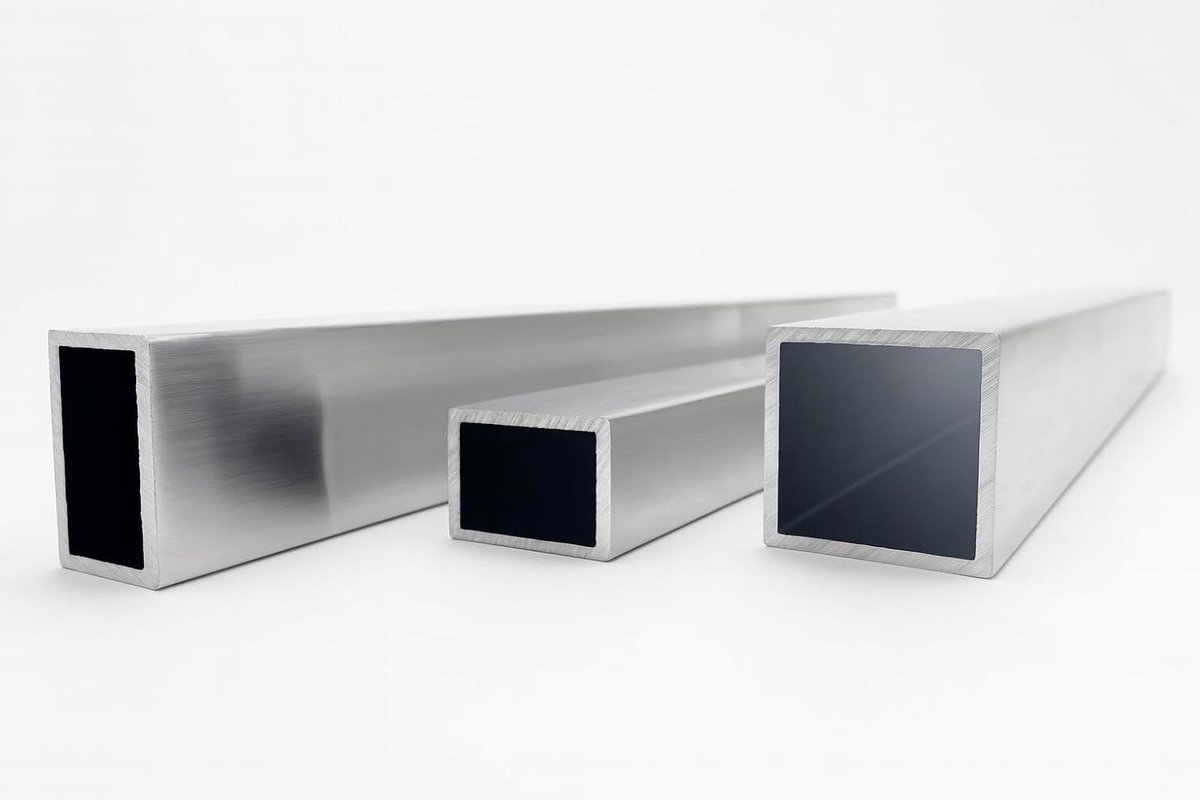 Aluminium Vierkante Buis - Vierkant Profiel Aluminium - Constructie Bouw - Corrosiebestendig Weerbestendig - 2000 mm 50x30x2.5mm - Aluminiumkleur