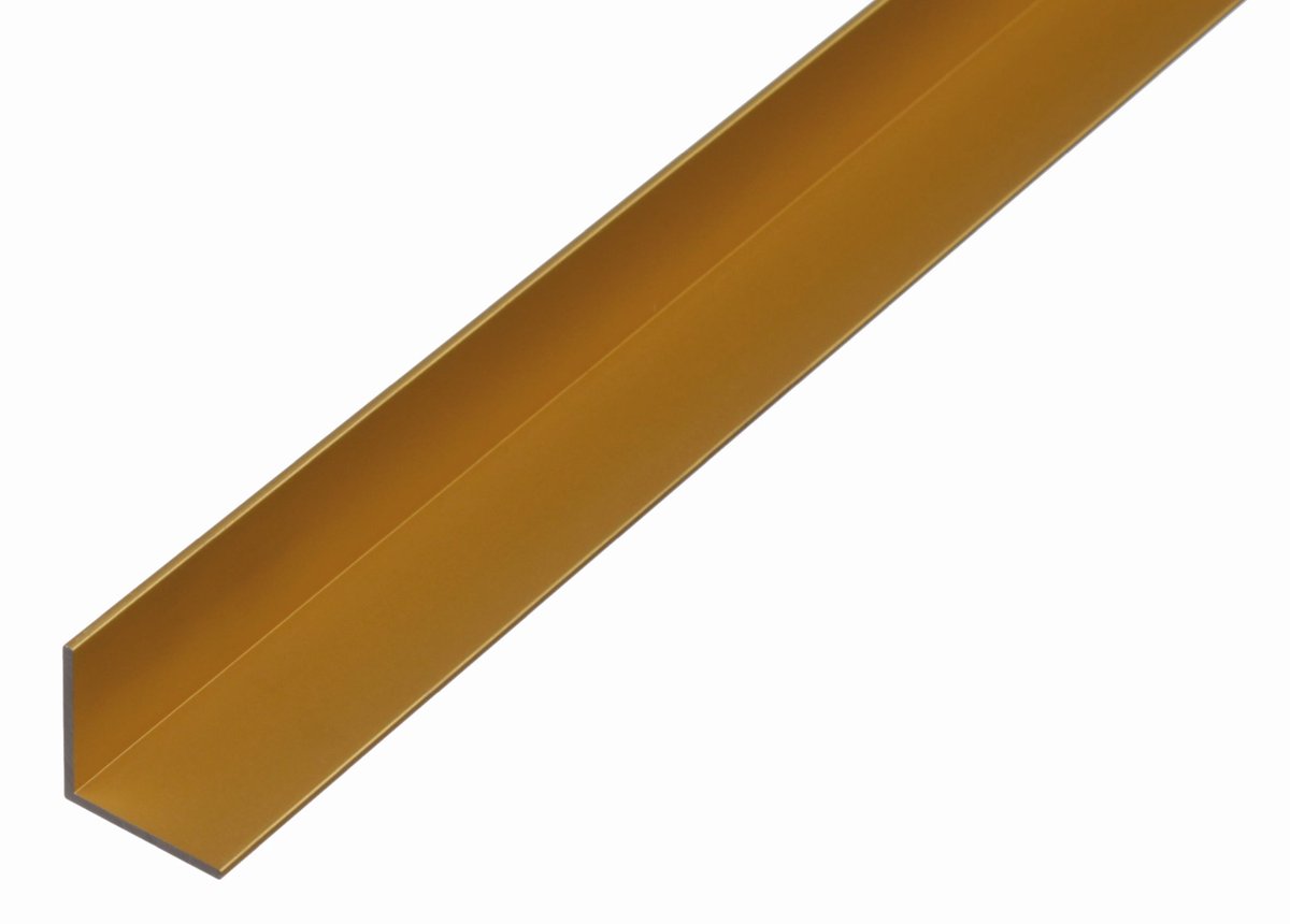 Alberts 498153 hoekprofiel | aluminium, goudkleurig geanodiseerd | 1000 x 30 x 30 mm | set van 2