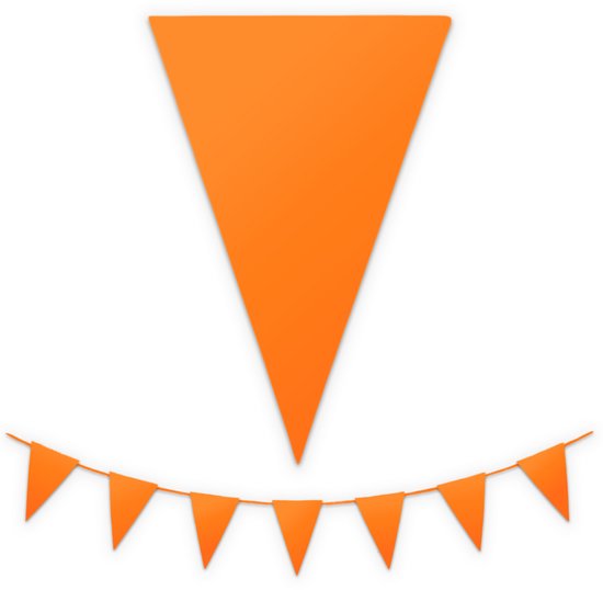 BTH - Slingers - Oranje - Slingers Verjaardag - Vlaggenlijn - Verjaardag Versiering - EK WK - Vlaggetjes - Decoratie