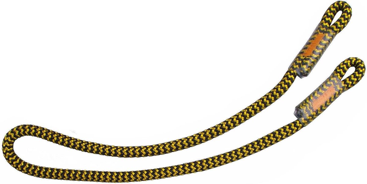 TENDON Pressik Klimaccessoires, 10 mm - 120 cm, voor volwassenen, uniseks, geel/zwart (meerkleurig), eenheidsmaat