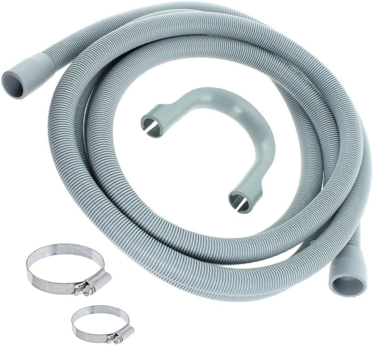 Afvoerslang Vaatwasser - Slang Kit - Vaatwasser Reparatie - Universele Pasvorm - 2.5 Meter - Zwart