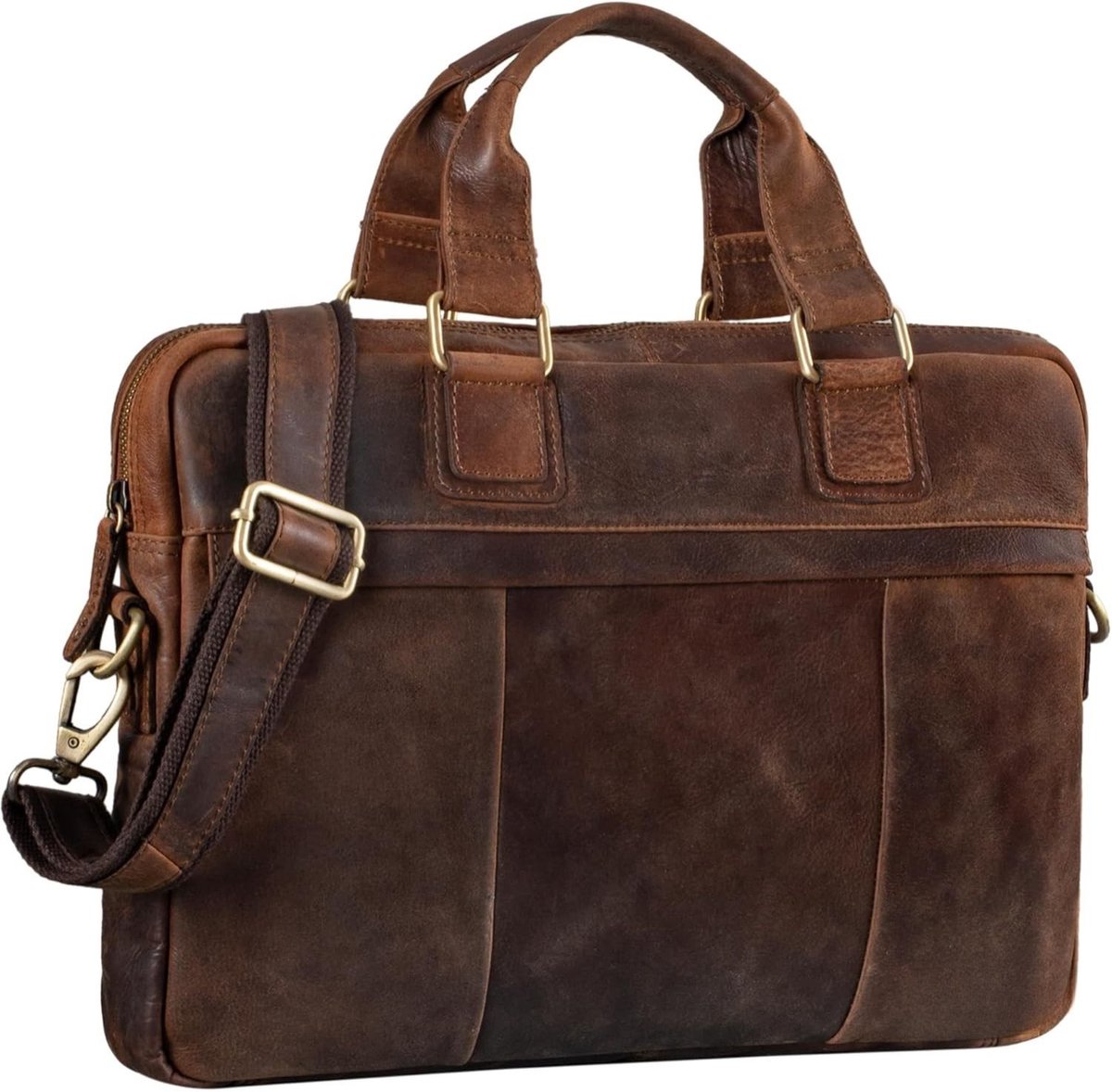 Leren Laptoptas - Laptoptas - Leren Tas - Luxe Leren Laptoptas - Werktas - Schoudertas - Business Tas - Leren Business Tas - 13,3 inch - Bruin - van Imperatoris