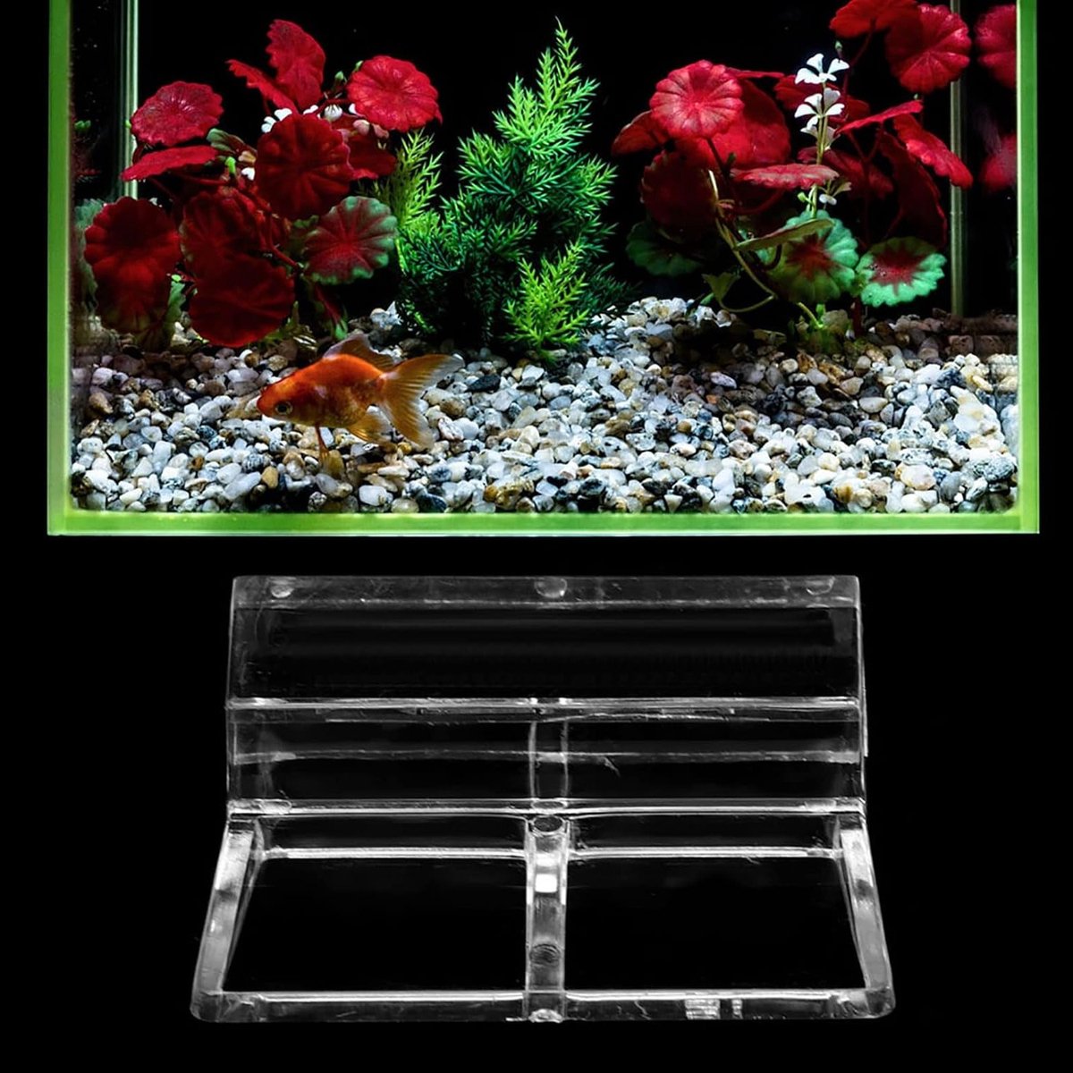 20 Stuks Glazen Deksel Houder met Acryl Klemmen voor Aquariums - Ondersteuning voor 5 mm Dekkingen
