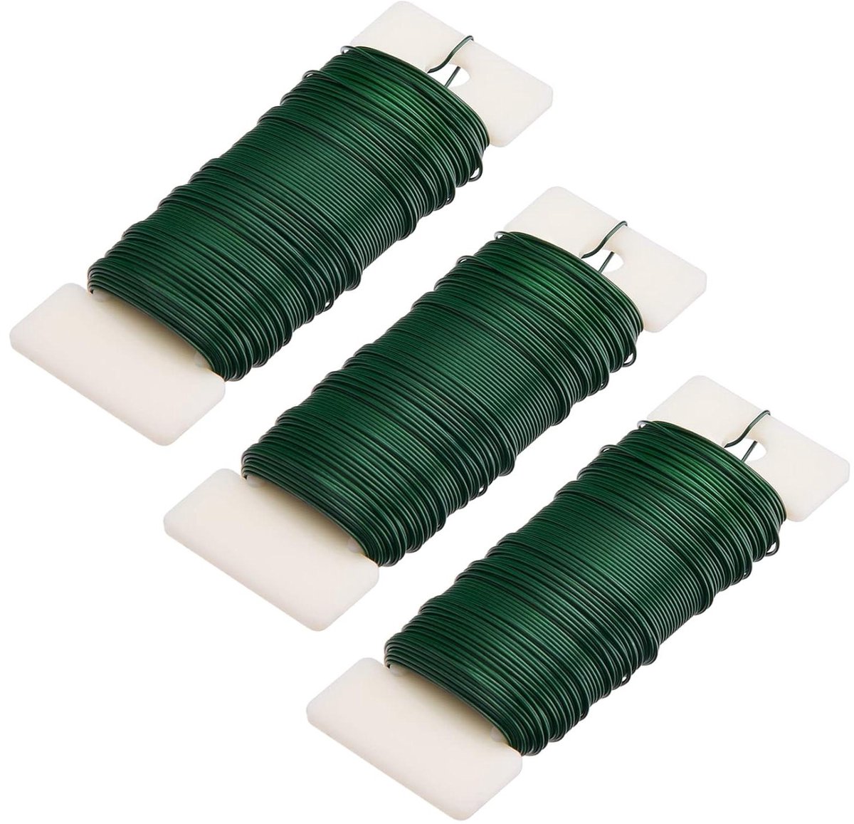 Bloemendraad - Kransdraad Binddraad - Bloemstukken Maken - Flexibel en Sterk - 114 Yards Totaal - Groen