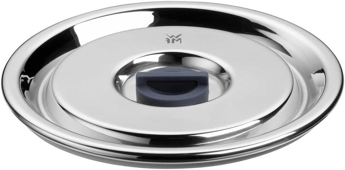 Deksel met Ventiel - Reserve Deksel - Voedsel Bewaren - Luchtdicht Afsluiten - 18 cm - Zilver