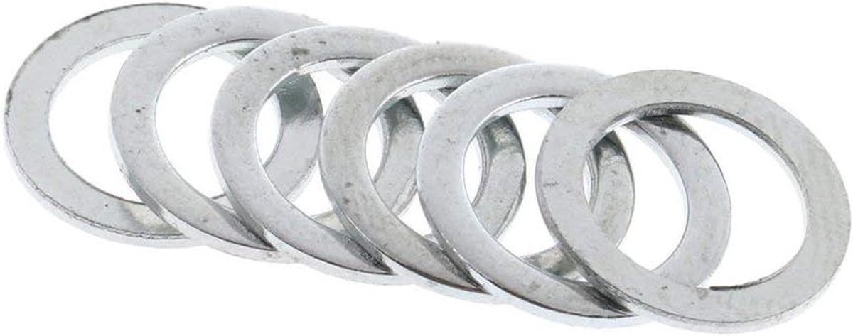 Skateboard Lagers Washers Longboard Truck Accessoires Onderhoud Skateboard Vermindert Wrijving 100 stuks Zilver