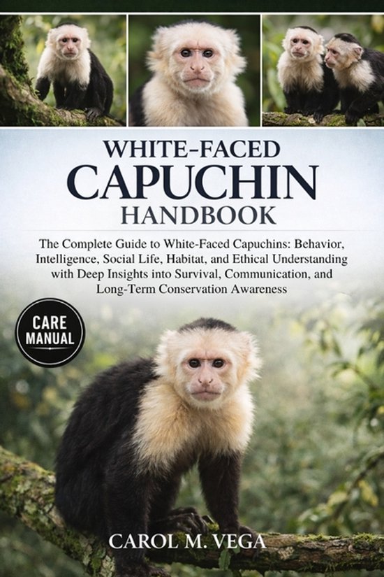 White-Faced Capuchin Handbook - cover