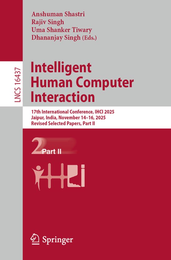 Lecture Notes in Computer Science16437- Intelligent Human Co ... - cover
