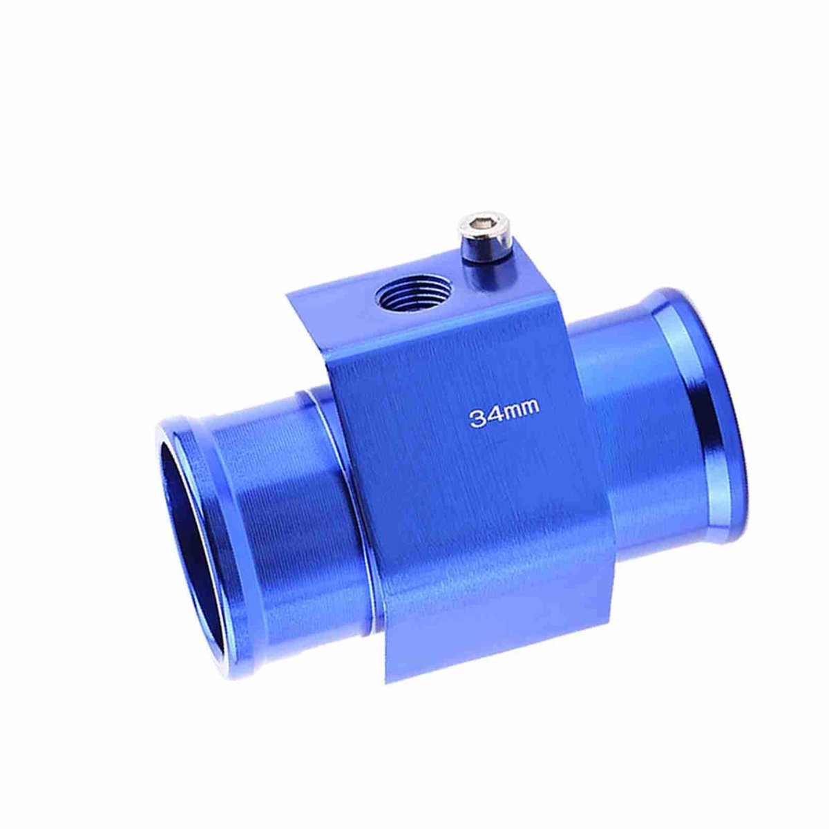 SPHProducts - Auto-water temperatuur sensor adapter - Universeel - Blauw - Koel waterslang verbinding - Geschikt voor de meeste auto’s - 34MM
