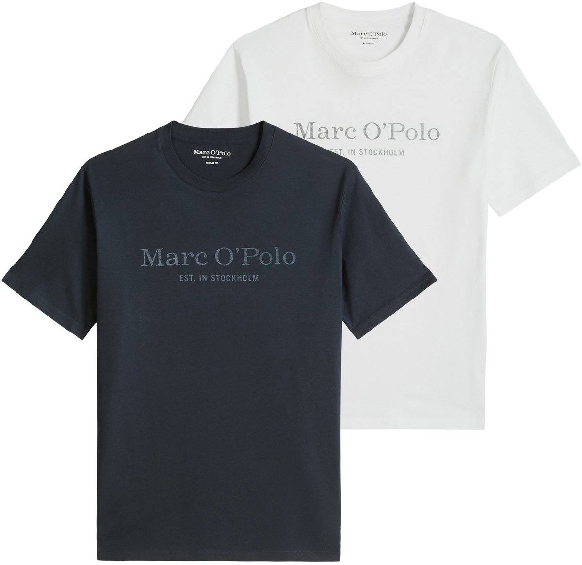 Marc O Polo T-shirt Big-Logo Set van 2
