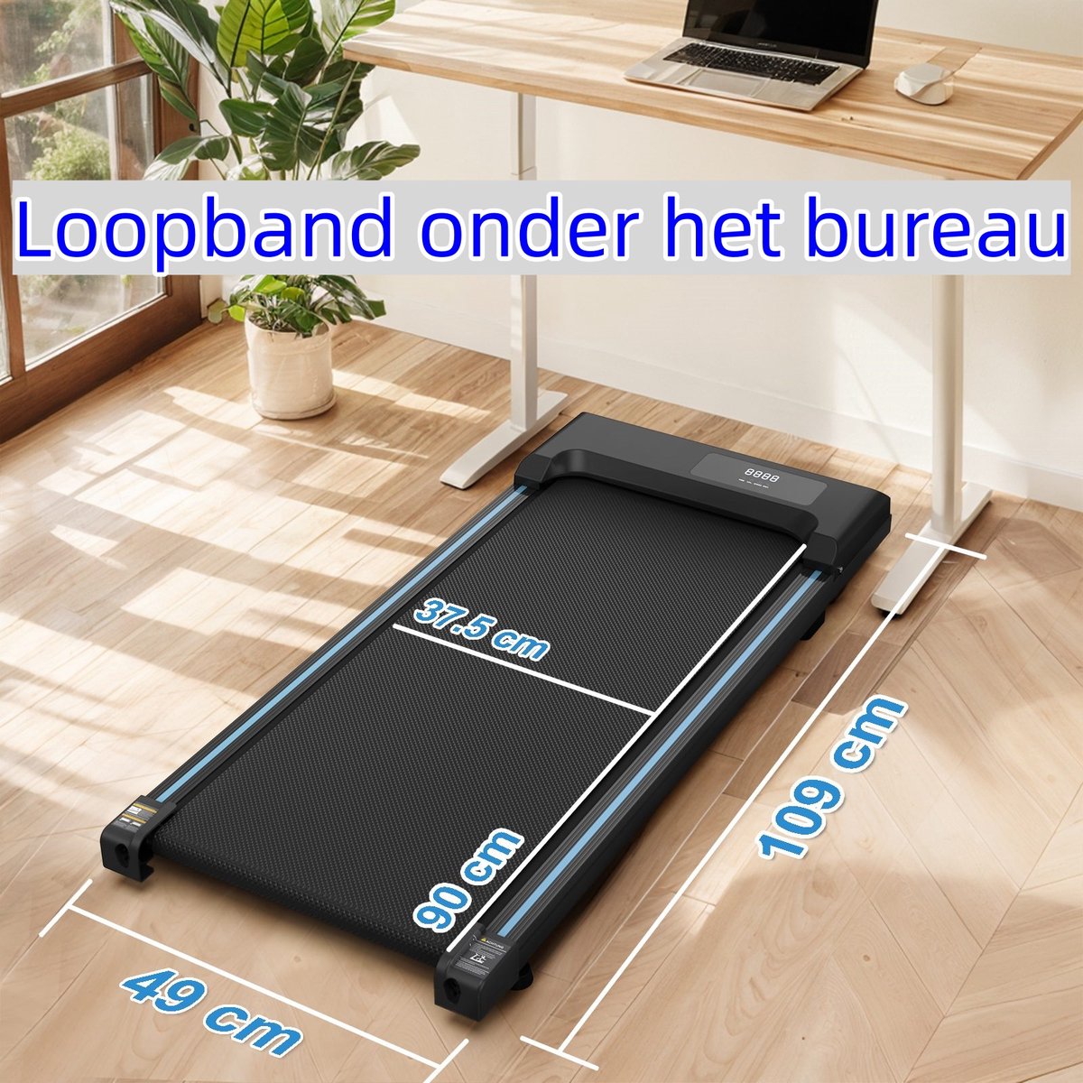 Loopband 1-6 km/u 12 Programma's - afbeelding 2