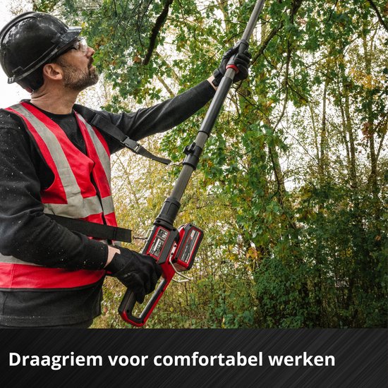 Einhell Professional Accu Telescopische Kettingzaag GP-LC 18/20 Li T BL Solo - Power X-Change - 18 V/Li-ion - Zwaardlengte: 20 cm - Max. Zaaglengte: 18 cm - Kettingsnelheid: 7 m/s - Verlengbaar tot 250 cm - Excl. Accu en lader van Einhell — afbeelding 3