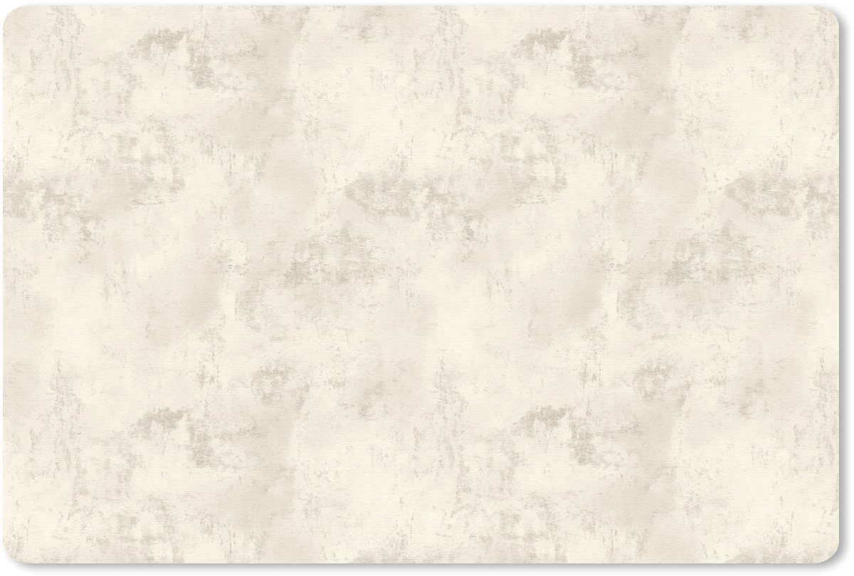 Muismat 13x8 cm - Mousepad Patroon - Organisch - Beige - Muismatten