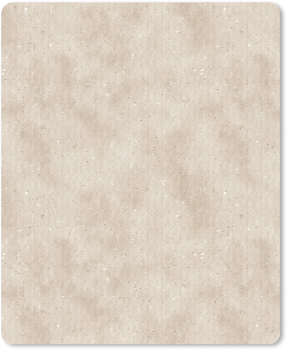 Muismat 12x16 cm - Mousepad Structuur - Spikkels - Beige - Muismatten
