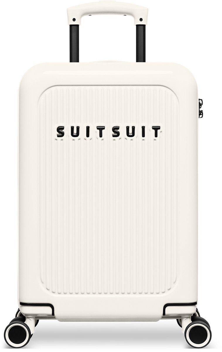 SUITSUIT Handbagage Koffer 55x35x20 cm - Koffer - Trolley Handbagage - TSA Slot - Reiskoffer - 29L - Caretta - Tofu White