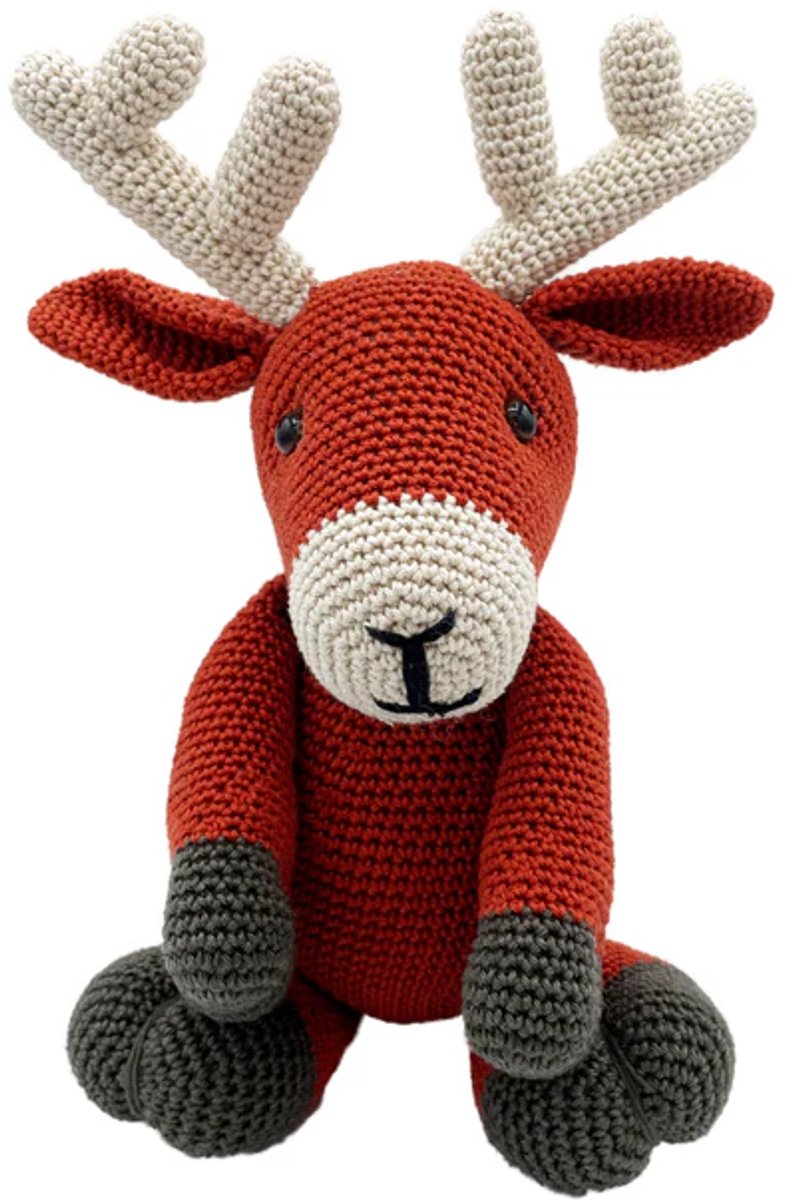 Haakpakket Hertje Sien – DIY Knuffels Haken – Compleet Pakket met Garen, Oogjes en Patroon