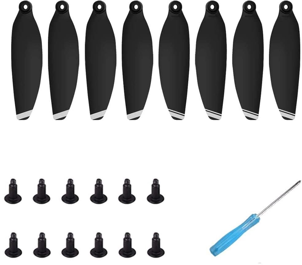 Golden crown - Mini 2 propellers - Geluidsarme propellers - Snel verwijderbaar - Zilveren rand - Vervangend accessoire - Geschikt voor Mini 2 - Mini 2