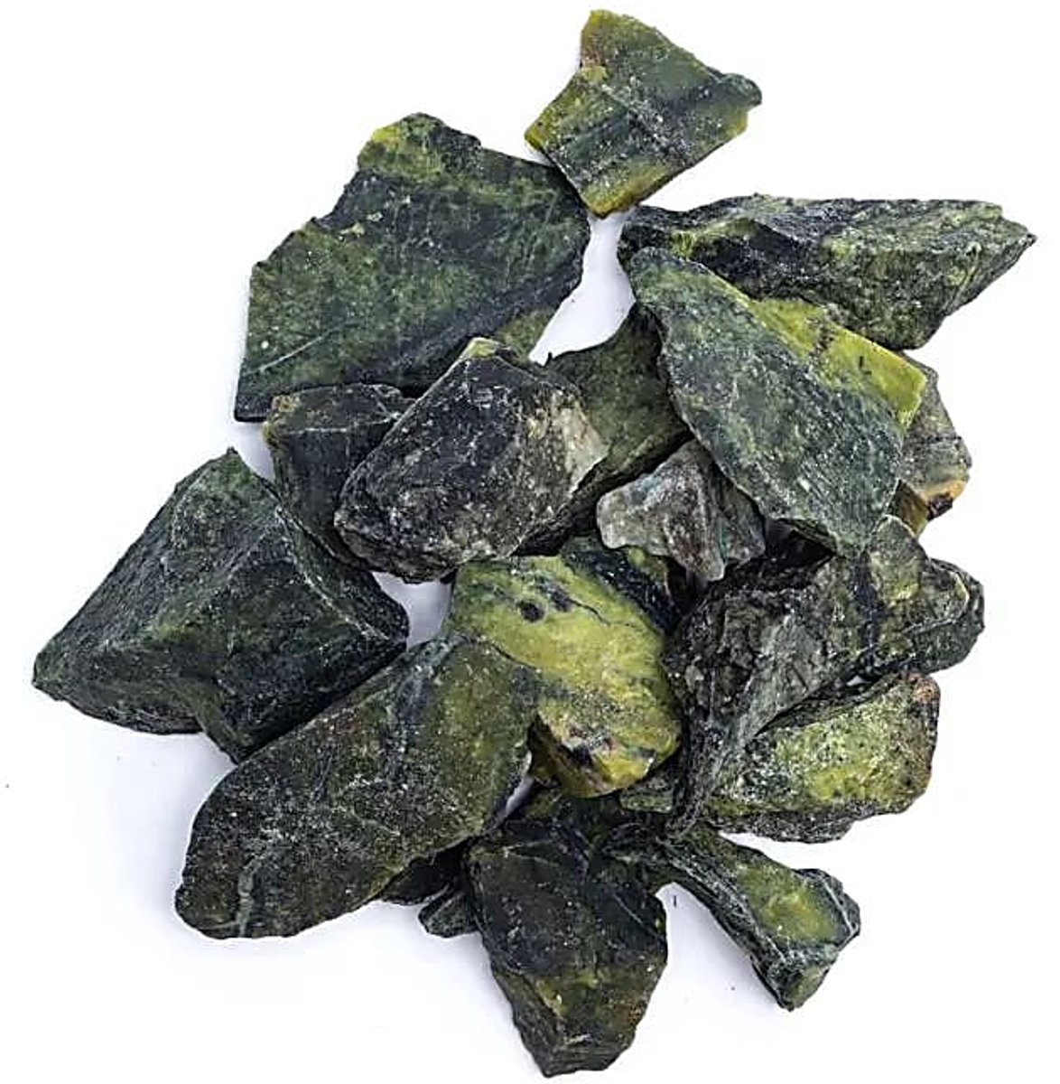 Ruw Serpentiniet - ±3-8cm; ±1000g - ±3-8cm; ±1000g