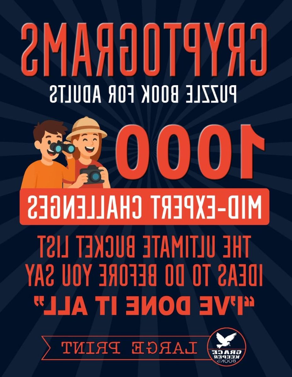 Cryptogram Puzzelboek - Puzzelboek Volwassenen - Hersenen Trainen - Grote Letters - 28 x 22 cm - Niet gespecificeerd