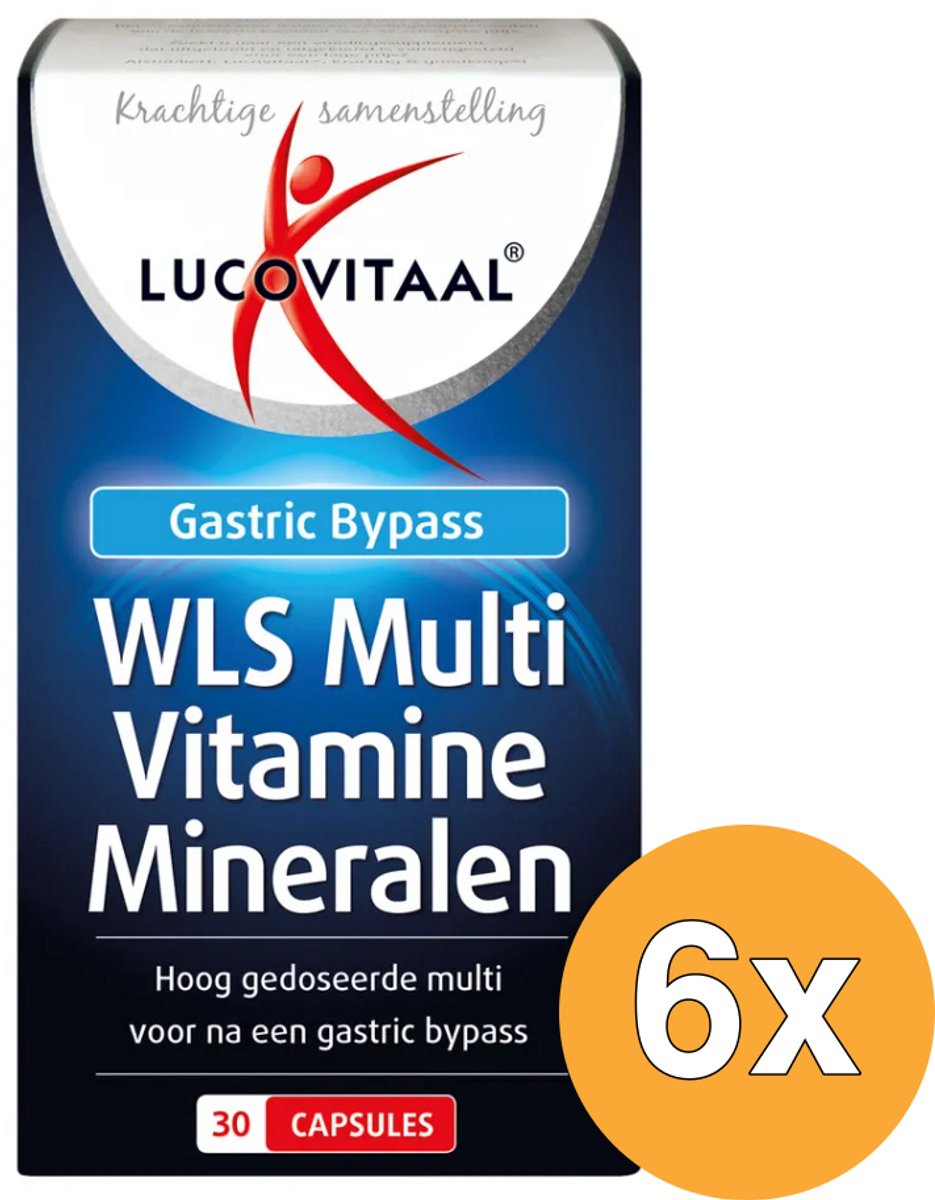 6x Lucovitaal WLS Multi Vitamine Mineralen (30 capsules)