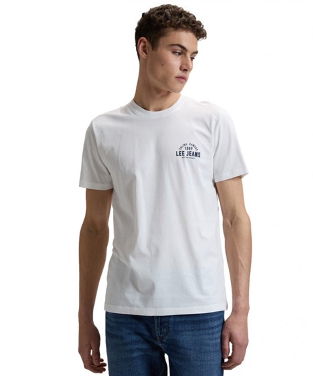 Lee T-shirt Bright XL Wit