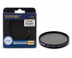 Zomei CPL Filter 55mm – Polarisatiefilter Camera – Vermindert Reflecties en Verbetert Kleuren