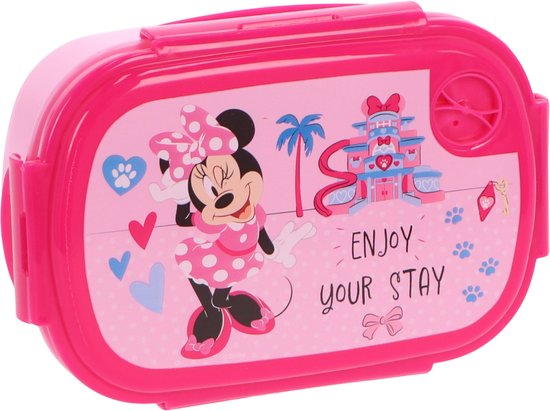 Minnie Mouse Lunchset 5-delig - Aluminium drinkfles - Lunchbox - 3 snackboxen van Stor  — afbeelding 2