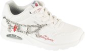 Skechers Uno-Rock N' Charm, Vrouwen, Wit, Sneakers, maat: 40