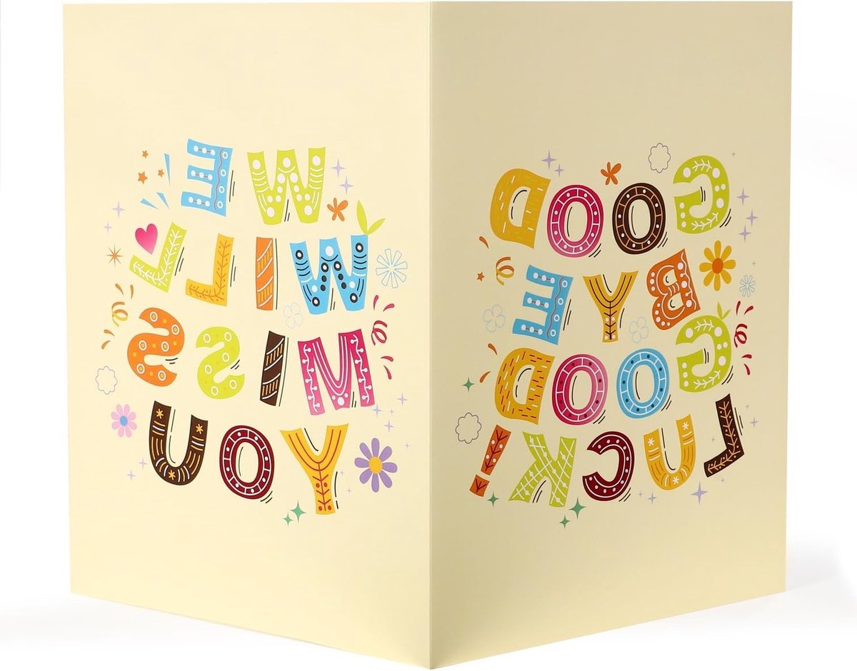Afscheidskaart voor Collega's - Gefeliciteerd met je Nieuwe Baan of Pensioen - Persoonlijke Decoraties en Bedankjes