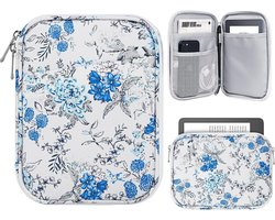 6-7 inch tablethoes voor gloednieuwe Kindle 2022-10e generatie 2019-Kindle Paperwhite 11e generatie 2021-Kindle Oasis E-reader-beschermhoes met vak voor Kindle 8e generatie 2016-blauwe