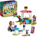 Boîte LEGO Friends La Crêperie avec 2 figurines, un comptoir et un lapin.