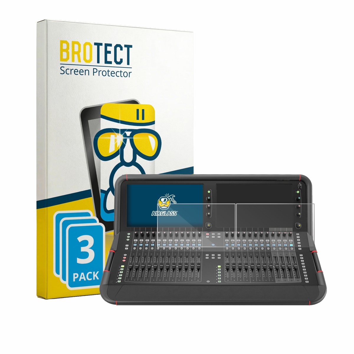 Screenprotector 3 Stuks voor Allen&Heat Avantis Beschermglas transparant
