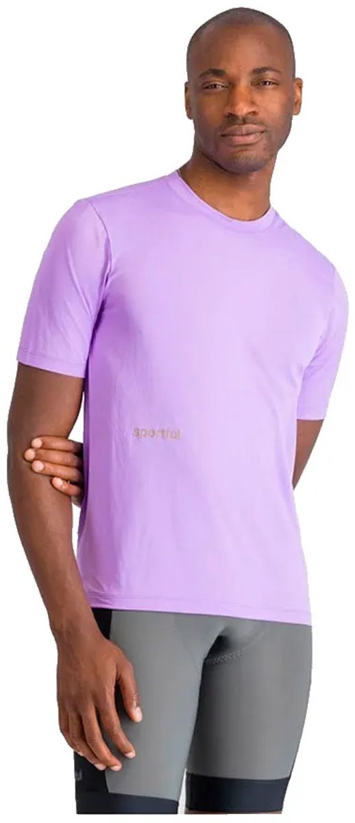 Sportful Supergiara T-shirt Met Korte Mouwen Man Misty Violet
