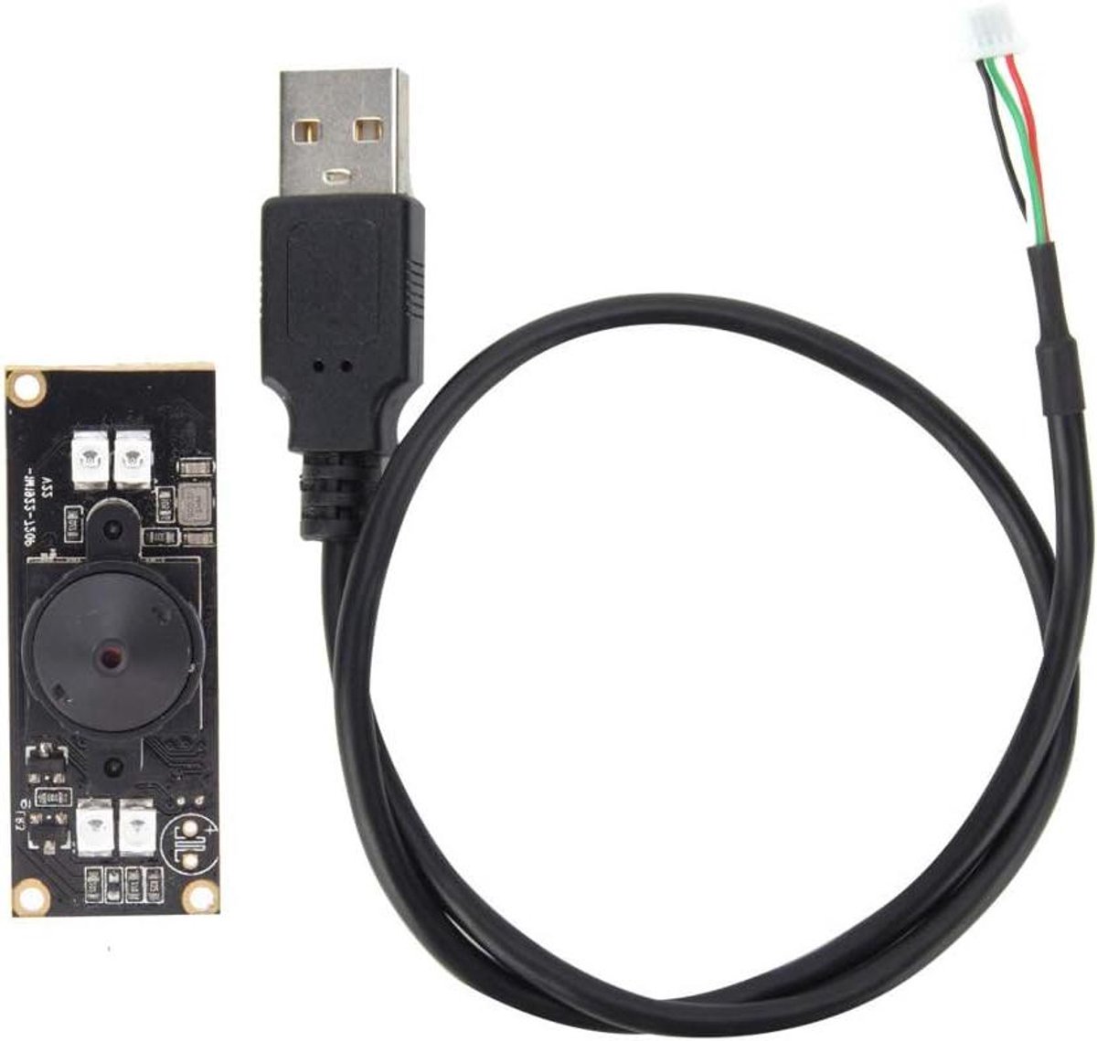 USB Cameramodule - Webcam Board - Beeldopname - Ultra Groothoek - 1280 x 720 - Zwart
