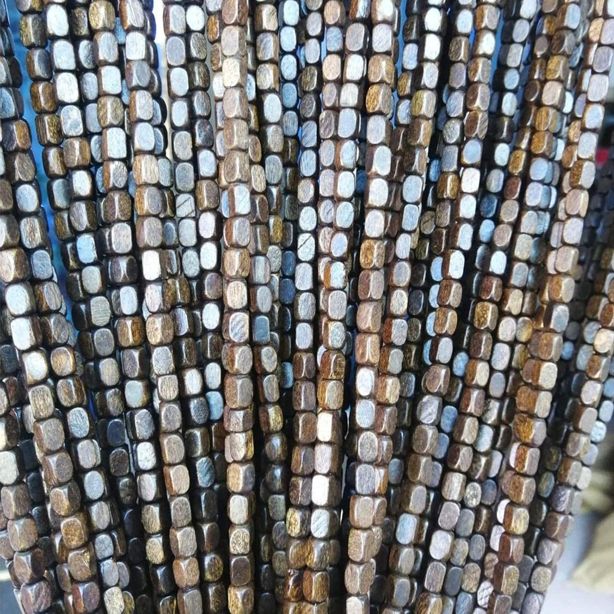 Bamboe Deurgordijn - Houten Kralengordijn - Insecten Buiten Houden - Handgemaakt Massief Hout - 130x220cm - Natuurlijk