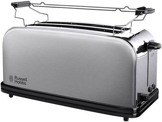 Russell Hobbs 23610-56 Adventure Long Slot 4 snedes - Broodrooster - RVS