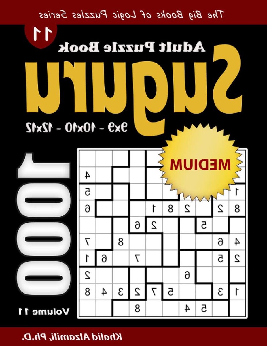 Suguru Puzzelboek - Logische Puzzels - Hersenen Trainen - 1000 Medium Puzzels - 21.59 x 27.94 cm - Niet gespecificeerd